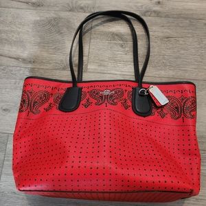 Coach Red Purse